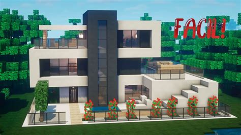 casas de minecraft modernas y fáciles.